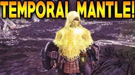 Ghillie Mantle in Monster Hunter World (MHW) is a type of Specialized Tool added with the paid Iceborne Expansion. . Temporal mantle plus